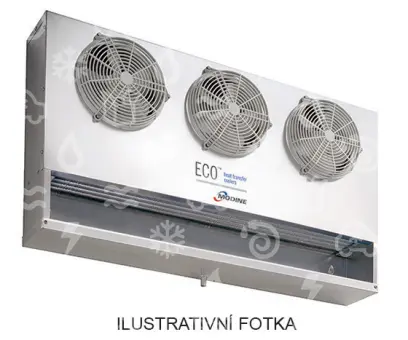 výparník ECO - Luvata EP300ED, 2.31 kW (dT 8 st., R404), 1.91 kW